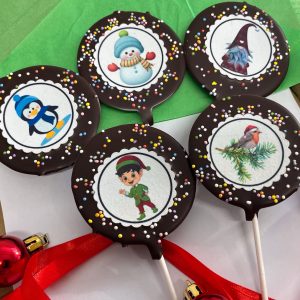 Dark Chocolate Christmas Lollipops – Pre-Order