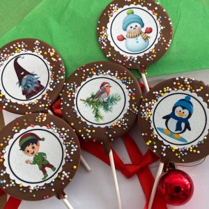 Milk Chocolate Christmas Lollipops – Pre-Order